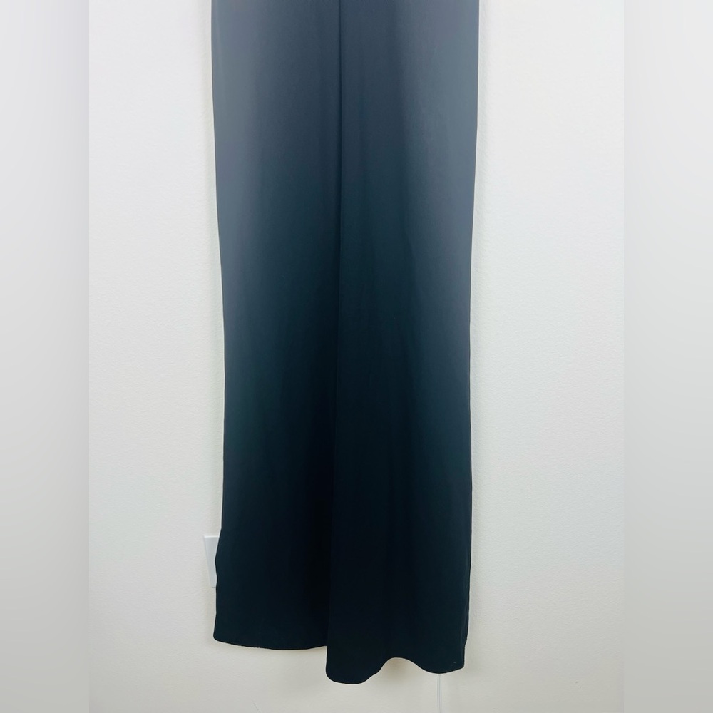 JILL Jill Stuart Black Deep V Criss Cross Gown Prom Formal Bridesmaid Dress 2 - Picture 4 of 10